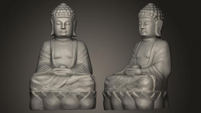 Buddha figurines (STKBD_0024) 3D model for CNC machine